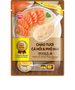 Cháo Tươi Cá Hồi & Phô Mai Otoki 220g
