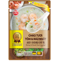 Cháo Tươi Tôm & Rau Ngót Otoki 220g