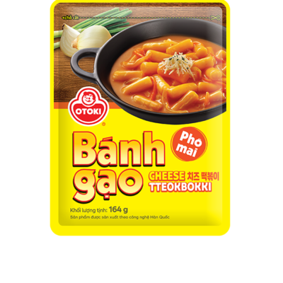 Bánh gạo Tokbokki Phô Mai Otoki gói 164g