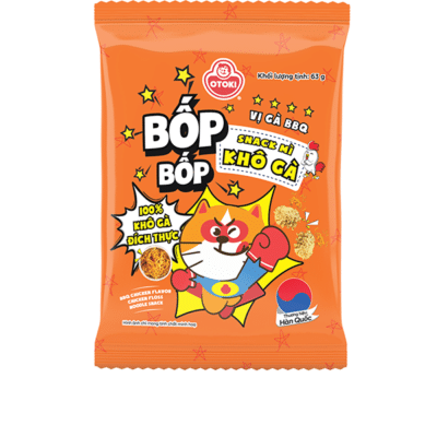 Snack Mì Khô Gà Bốp Bốp vị gà BBQ Otoki 63g