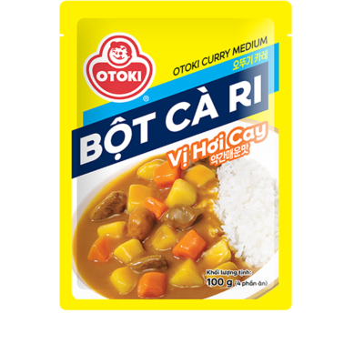 Bột Cà Ri Hơi Cay Otoki Hàn Quốc 100g