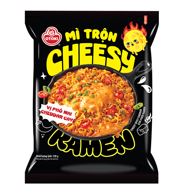 Mì Trộn Cheesy Vị Phô Mai Cheddar Cay